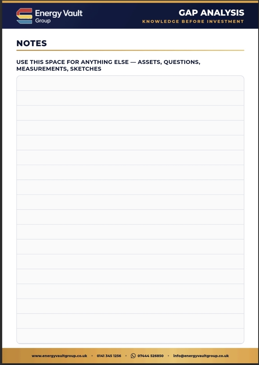 Gap Analysis — Notes